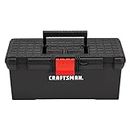CRAFTSMAN 16-in. Tool Box, Black, Plastic, Lockable (CMST16005)
