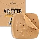 Bamboo Steamer Liner, 8.5" Air Fryer Parchment Paper Liners Sheets – 220pcs Unbleached Bamboo Steamer Basket Liners – Easy Cleanup, Will Not Burn or Curl, Non-Toxic & Volume Pack by Baker’s Signature