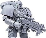 McFarlane Toys, Warhammer 40000 Dark Angel Intercessor Action Figure with 22 Moving Parts, Unpainted Collectible Warhammer Figure with collectors stand base, Customise Your Figure – Ages 12+