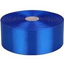 Baocuan 1-1/2 inch Royal Blue Satin Ribbon 50 Yards Solid Fabric Ribbons Roll for Wedding Invitations, Bridal Bouquets, Sewing, Party Decorations, Gift Wrapping and More