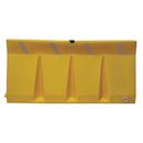 ZORO SELECT TB-6-14 Jersey Barrier Polycade Traffic Barrier, Plastic, 34 in H,