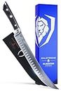 DALSTRONG Butcher Breaking Cimitar Knife - 10" - Gladiator Series - Forged German ThyssenKrupp HC Steel - Sheath Guard Included - NSF Certified