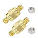 Niteguy Side Post Battery Terminal Bolt Compatible with GM and Other Accessories to Battery,Standard Side Post Battery Terminal 3/8 16 Stud Extender Extension (2 Pack)