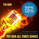 All times KARAOKE Hard Drive Collection 155k songs High Quality cdg+mp3 1Tb HDD