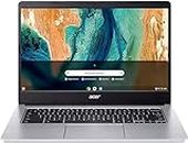 Acer 14" Full HD Display Chromebook | MediaTek MT8183C CPU | Mali-G72 MP3 Graphics | 8GB RAM | 128GB eMMC (1 yr Manufacturer Warranty) (Renewed)