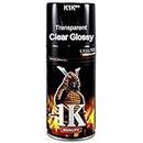 Samurai Kurobushi Spray Paint 1K 2Star Transparent Top Coat #K1K**- CLEAR GLOSSY (D-I-Y Do It Yourself)- 300ml