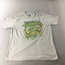 Teenage Mutant Ninja Turtles Mens T-Shirt Size 3XL Grey TMNT Nickelodeon