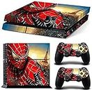 Elton Spider-Man Theme 3M Skin Sticker Cover for PS4 Console and Controllers [Video Game]