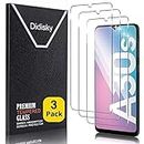 Didisky 3 Pezzi Pellicola Protettiva in Vetro Temperato per Samsung Galaxy A30S, Galaxy A40S, Protezione Schermo [Tocco Morbido ] Facile da Pulire, Facile da installare, Trasparente