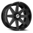 20x12 XF Off-Road XF-236 Gloss Black & Milled Wheel 8x6.5/8x170 (-44mm)