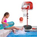 Adjustable Basketball Hoop Playset for Kids Net Backboard Indoor Outdoor Game