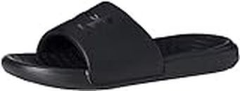 Under Armour mens Ansa Fix Slide Sandal, Black (003 Black, 9 US