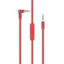 Asobilor Solo 3 Headphone 3.5mm to 3.5mm Audio Cable Cord line with Upgraded Microphone Compatible with Beats by Dre Headphone Solo/Studio/Pro/Detox/Mixr/Executive/Pill HD Sound Quality (Red)