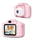 Kids Digital Camera for Girls - Upgrade Toys Camera for Christmas Birthday Gift - 1080P Video Cameras for Kids 3-7 Years Old (Multicolor)