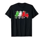 Scooter Bike Motorbike Scoot - Italy Flag Moped Scooter T-Shirt