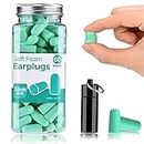 Ultra Soft Foam Earplugs, Noise Cancelling Earplugs for Sleeping, 38dB Highest SNR, One Size Fits virtually Every Wearer for Snoring, Studying, Travel, Motorcycle, Loud Noise etc 60 Pair