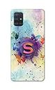 ELRACases� Name II Initial II Letter S with Butterflies Back Cover Case for Samsung Galaxy A51, A51 5G SM-A515F / DSN, SM-A515F / DS Back Cover -(V6) RAJ1001