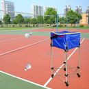 Tennis Ball Cart Storage Bag Basket Up to 160 Balls Teaching Carts W/ Wheel