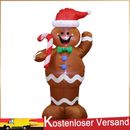 Christmas Gingerbread Man Yard Inflatable Waterproof Decoration for Christmas