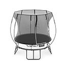 Springfree Trampoline Kids Round Trampoline w/Safety Enclosure Net and SoftEdge Jump Bounce Mat for Outdoor Backyard Bouncing (Mini Round (6ft))