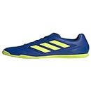 adidas Men's Super Sala 2 Soccer Shoe, Team Royal Blue/Team Solar Yellow/Black, 9.5 US