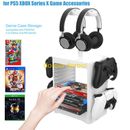 Game Cartridges Storage Bracket Tower Holder Stand Shelf for PS4/PS5 Series