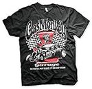 Fast N' Loud Officially Licensed Gas Monkey Garage Badass Mens T-Shirt (Black), XXXX-Large