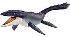 Jurassic World: Dominion Mosasaurus Dinosaur Action Figure 29 inches Long, Movable Joints, Physical & Digital Play, Toy Ages 4 Years & Older