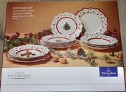 Villeroy & Boch Toy's Delight 12-Piece Christmas Set of Plates. NEW
