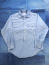 Vintage 1970s JCPenney Big Mac Chambray Shirt Button-Up Perma Press L