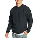 Hanes Men's EcoSmart Fleece Sweatshirt,Black,XL