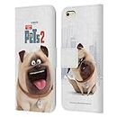 Head Case Designs Offizielle The Secret Life of Pets 2 Mel Pug Hund II Darsteller Poster Leder Brieftaschen Huelle kompatibel mit iPhone 6 Plus/iPhone 6s Plus