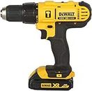 DEWALT DCD776S2 18V 13mm XR Lithium-Ion Cordless Hammer Drill Machine/Driver with 2x1.5 Ah Batteries included