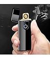 BOCXN I Smart Fingerprint Sensor Lighter with Light USB Rechargeable Gas Lighter, Portable & Compact Design, Smart Sensor Gas Lighter, Touch Screen Switch