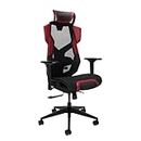 RESPAWN FLEXX Gaming Chair Mesh Ergonomic High Back PC Computer Desk Office Chair - Adjustable Lumbar Support, Seat-Slide, 115 Degree Syncro-Tilt Recline, 2D Armrests & Headrest, 300lb Max - Red