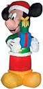 6 Ft. - Gemmy Christmas Airblown Inflatable - DISNEY - Mickey Mouse with Presents