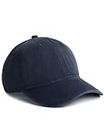 FURTALK Unisex Toddler Baseball Hat Kids Boys Girls Adjustable Washed Cotton Baseball Cap with Ponytail Navy Blue