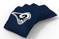 Wild Sports BB-XL4N-128-1 NFL Los Angeles Rams Navy Authentic Cornhole Bean Bag Set (4 Pack) Blue 16 oz