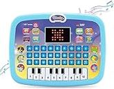 Cable World® Laptop for Kids - Educational Learning Kids Laptop Tablet Computer Plus Piano with led Screen Music Fun Toy Activities for Kids Engaging Learning Toy for Kids Multi Color