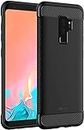 JETech Slim Fit Case Compatible with Samsung Galaxy S9 Plus, Thin Phone Cover with Shock-Absorption and Carbon Fiber Design (Black)