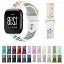 For Fitbit Versa 1 2/Lite /SE Sport Silicone Strap Breathable Wrist Watch Bands