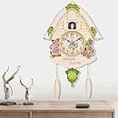 Three Secondz Cuckoo Bird Wall Clock with Fixed Door Does not Open or Close for Children's Bedroom Size 60cm x 15cm x 36cm (BD56)
