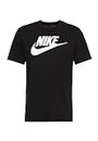 Nike Icon Futura, Sportswear Men S Tshirt Donna, Nero (Black/White), M