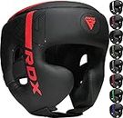 RDX Headgear for Boxing, MMA Training, Adjustable Padded Kara Head Gear for, Muay Thai Headgear, Kickboxing, Sparring, Martial Arts, Karate, Taekwondo Helmet