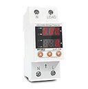 EuroControls Euro Controls Automatic Adjustable Over/Under Voltage/Over Current Protector EVP71R with Auto Recovery Switch - Volt & Amp Meter - Din Rail Mount - Single Phase - 63Amps 220V