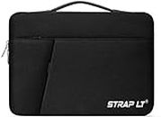 StrapLt Laptop Sleeve Case 15.6-16 Inch,Computer Cover Bag with Back Luggage Handle Strap