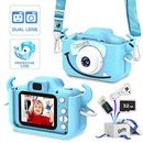  Kids Camera Toys for 3-8 Year Old Boys,Children Digital Video Light Blue