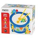 Halilit Children's 14cm Drum. Light & Robust Kids Toy Musical Instrument. Promotes Hand-Eye Coordination & Motor Skills. 18 months+ (Colours Vary)