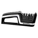 SHARPAL 104N Professional 5-in-1 Kitchen Chef Knife and Scissors Sharpener, Sharpening Straight & Serrated Knives, Repair and Hone Both Euro/American and Asian Knife, Fast Sharpen Scissor