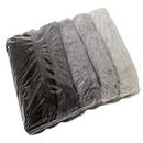 Carded Roving 100% lana para fieltrar o hilar - Pack de sombra - Mezcla gris - Mínimo 6 tonos diferentes, 75 g en total